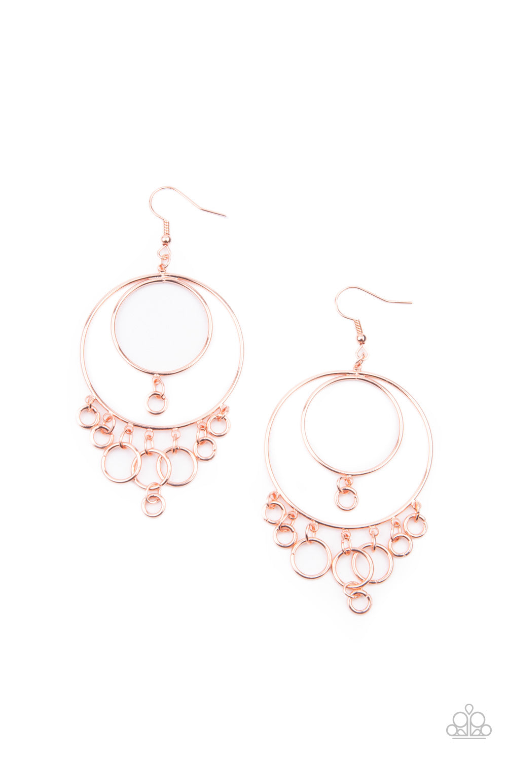 Roundabout Radiance - Copper Earring