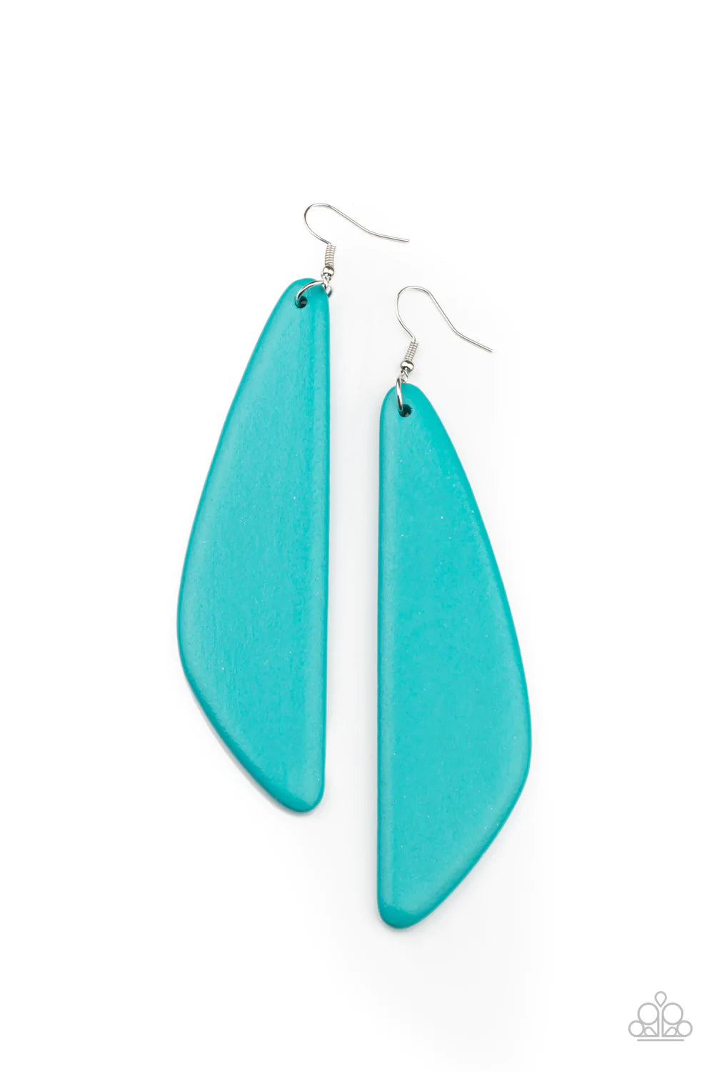 Scuba Dream - Blue Wood Earring