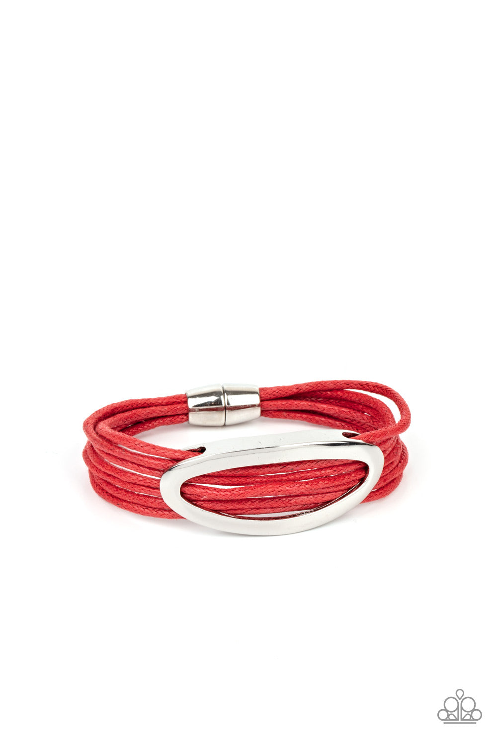 Corded Couture - Red Urban Bracelet