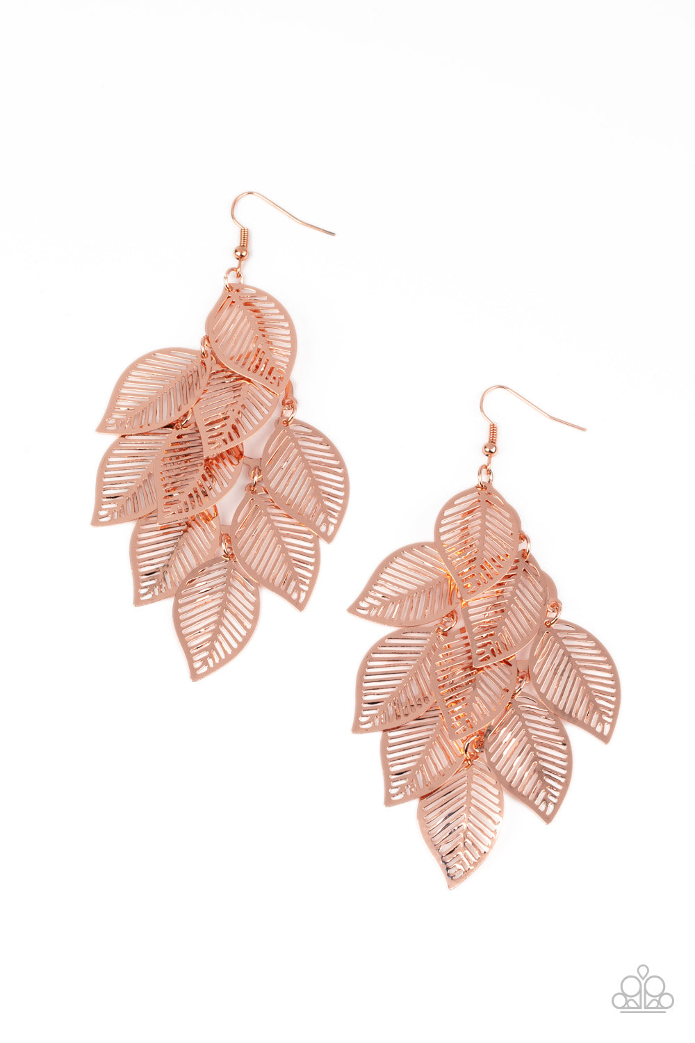 Limitlessly Leafy - Copper Earring