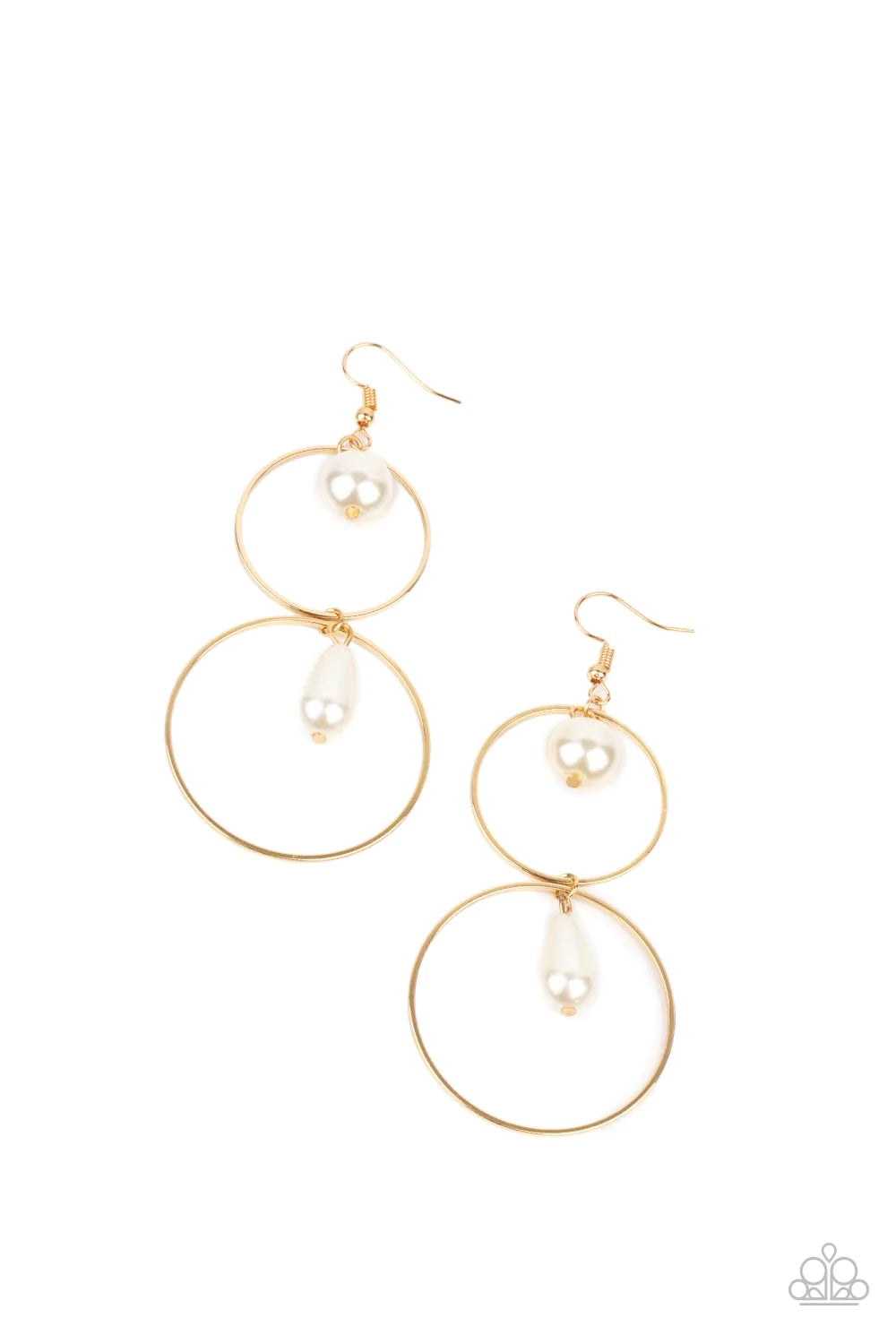 Cultured In Couture - Gold Earring