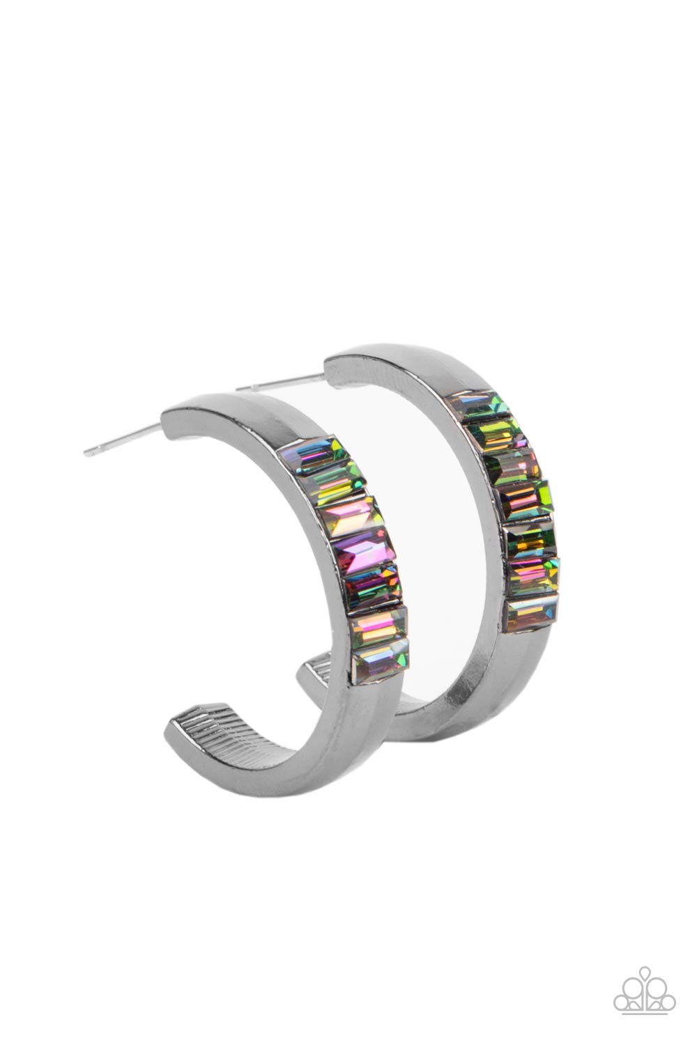 Bursting With Brilliance - Multi Hoop Earring