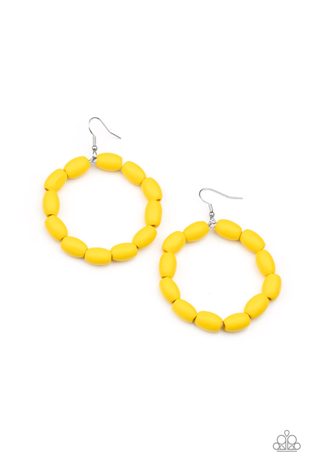 Living The WOOD Life - Yellow Wood Earring