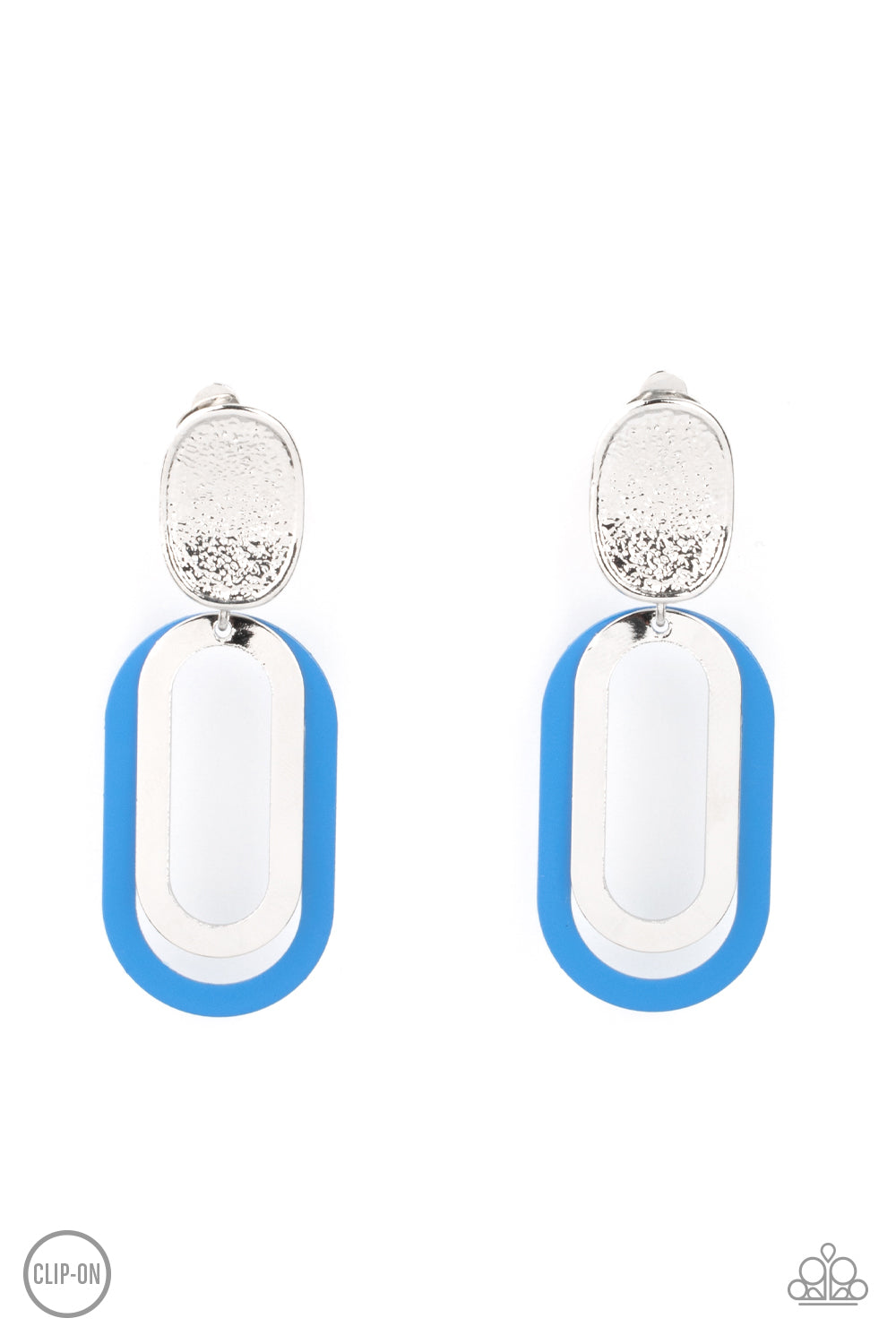 Melrose Mystery - Blue Clip On Earring
