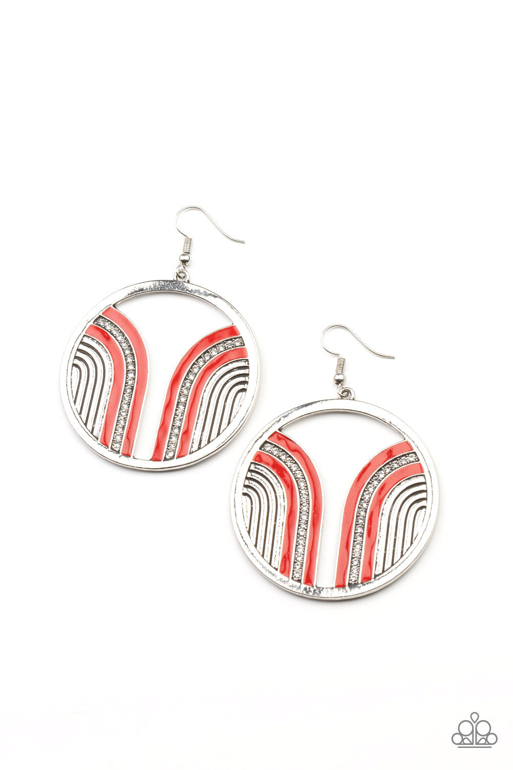 Delightfully Deco - Red Earring