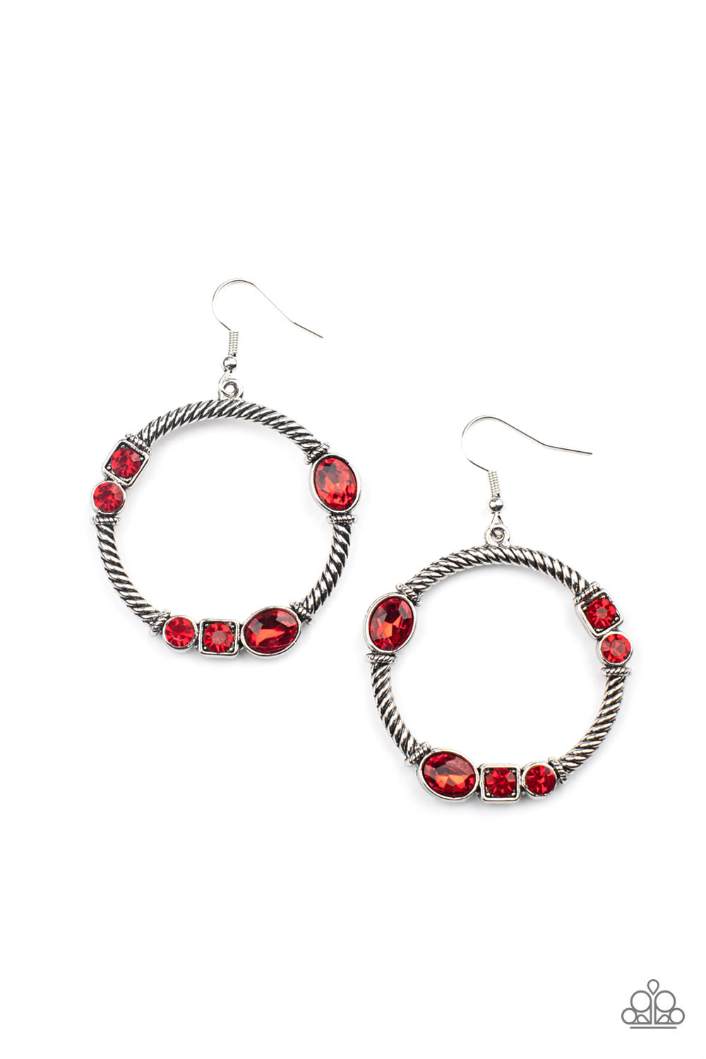 Glamorous Garland - Red Earring