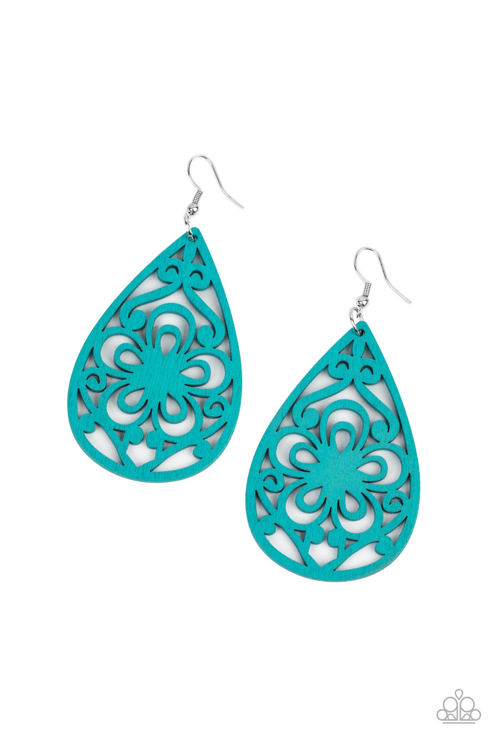 Marine Eden - Blue Wood Earring