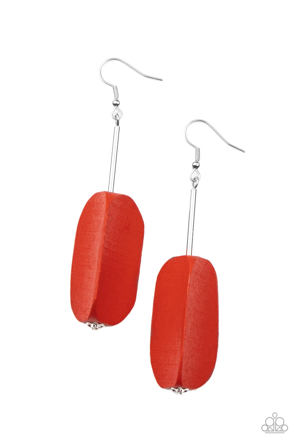 Tamarack Trail - Red Wood Earring
