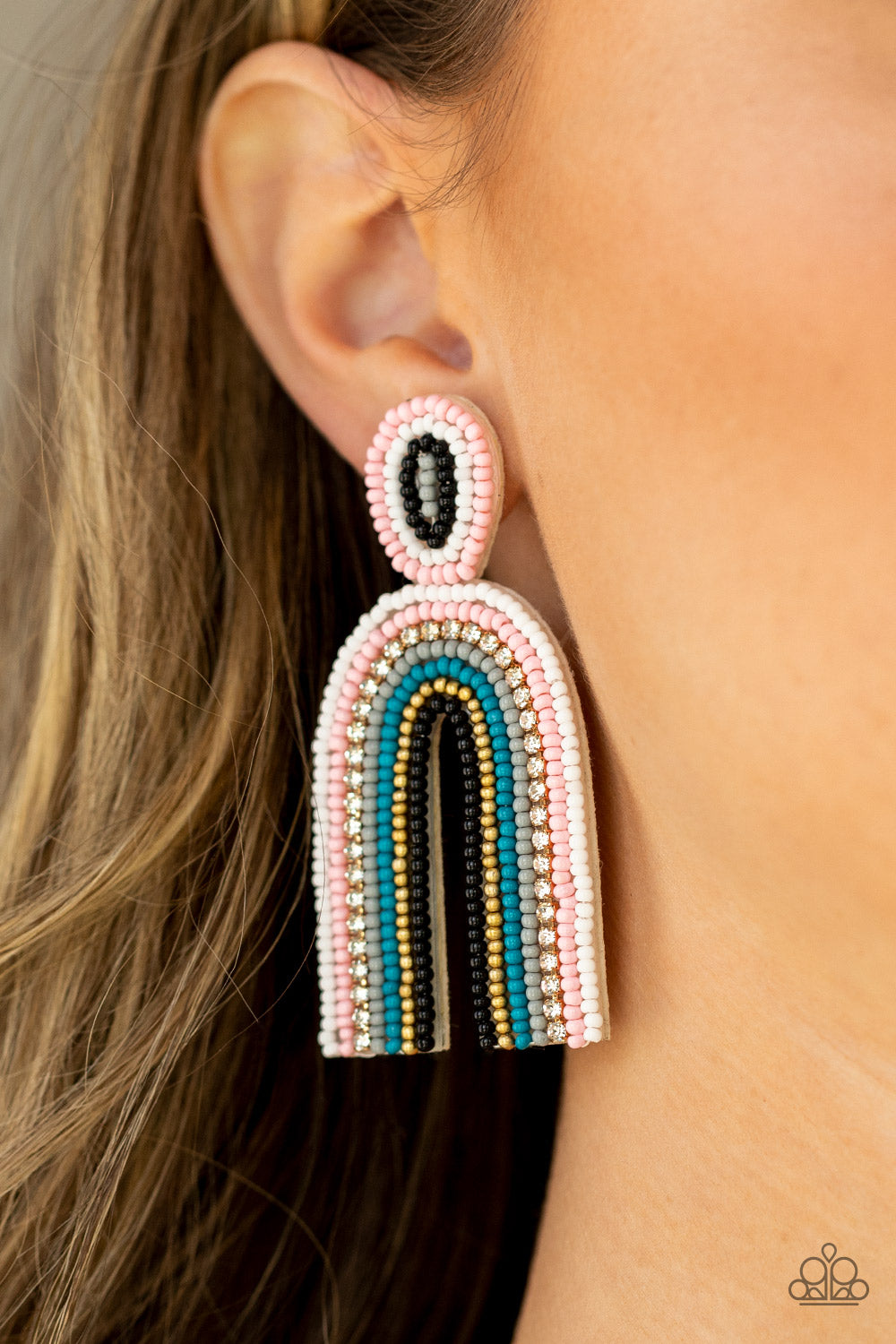 Rainbow Remedy - Multi Seed Bead Earring