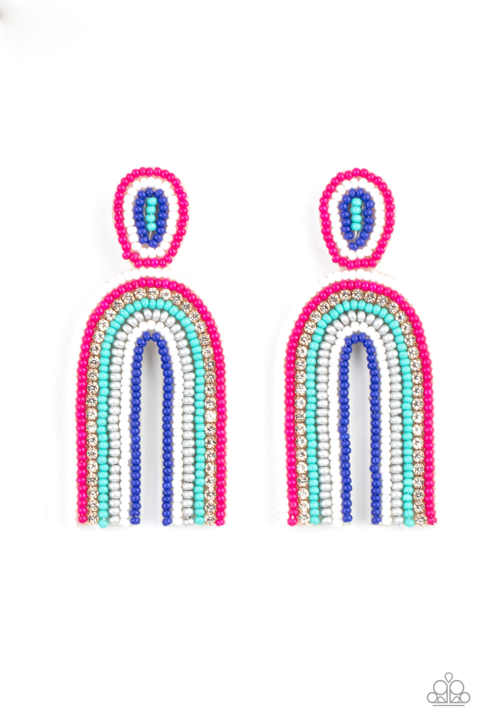 Rainbow Remedy - Multi Seed Bead Earring