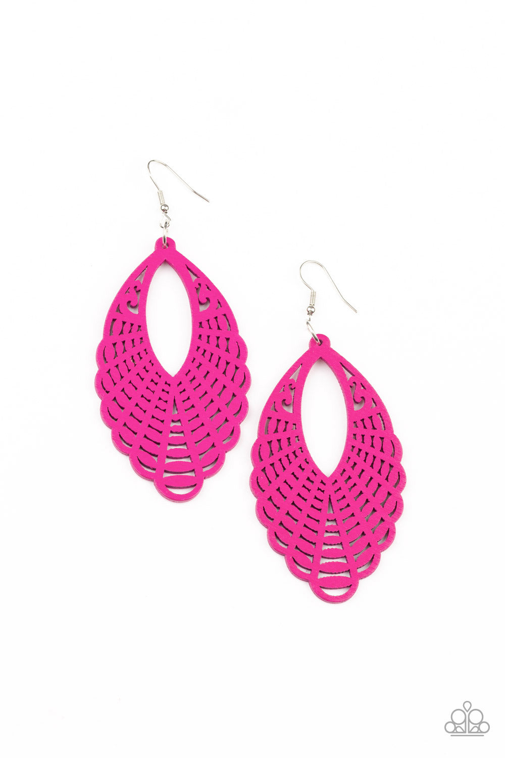 Tahiti Tankini - Pink Wood Earring