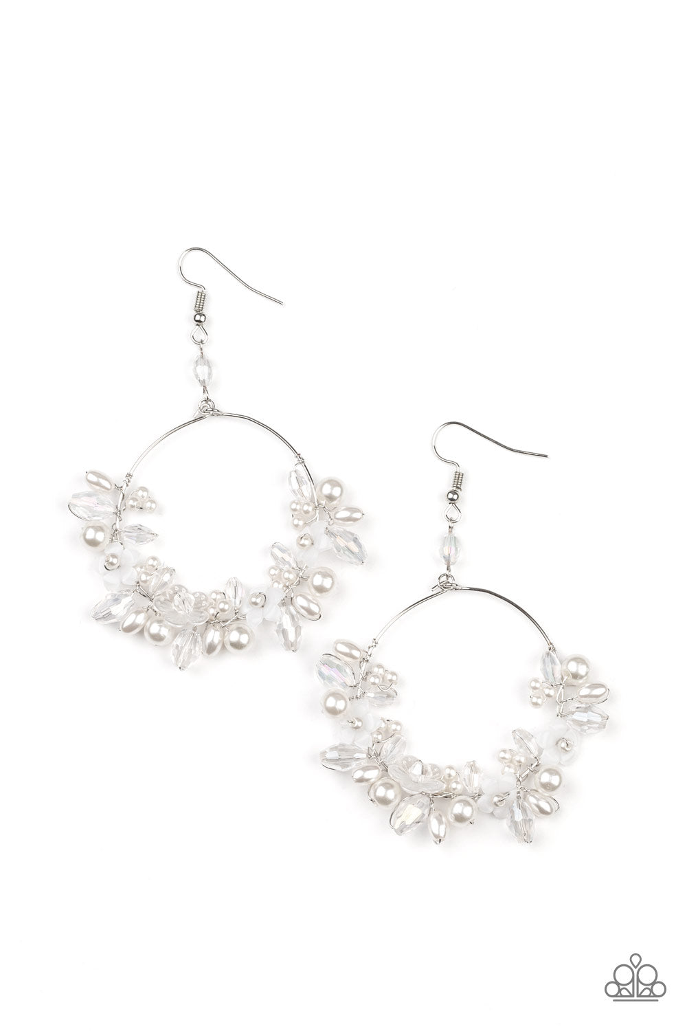 Floating Gardens - White Earring (LOP)