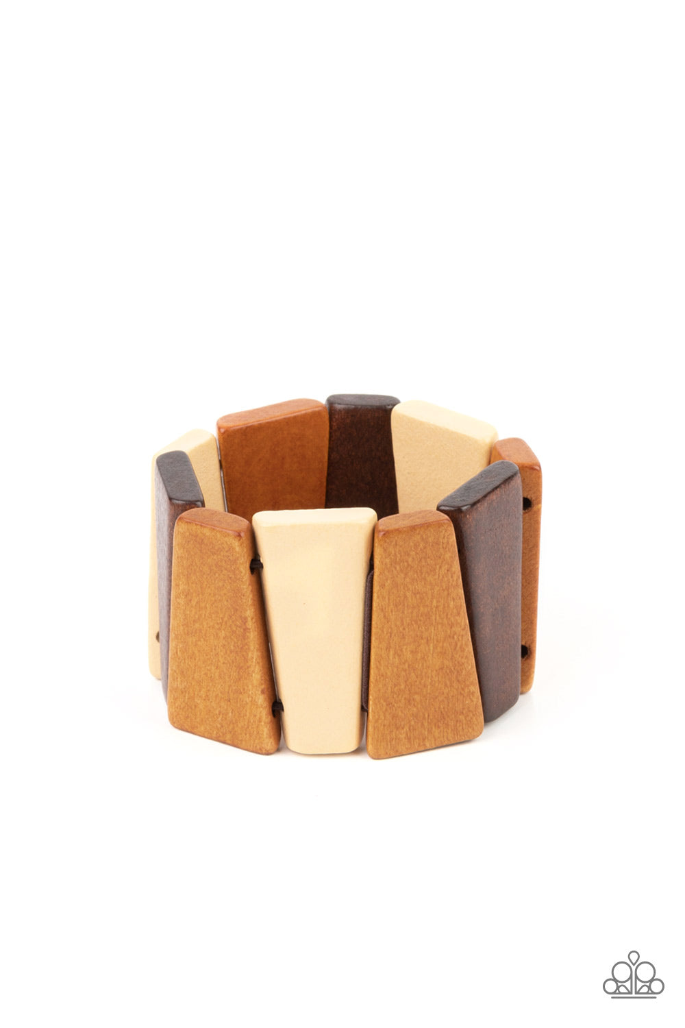 Barbados Backdrop - Multi Wood Bracelet
