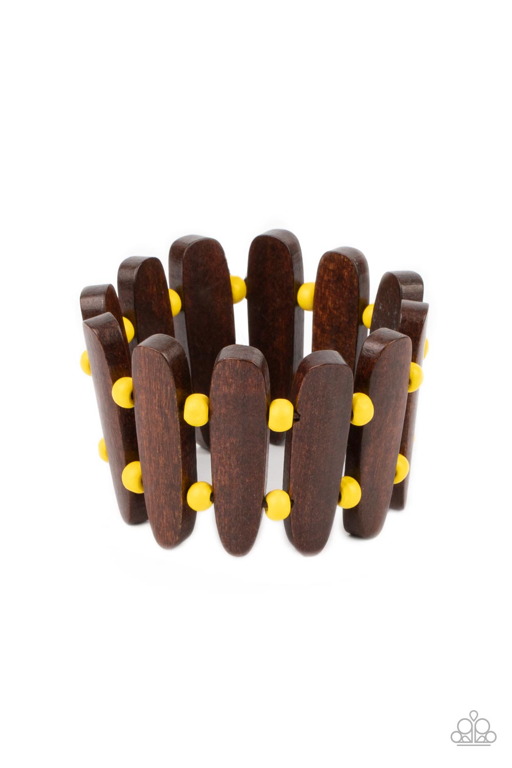 Coronado Cabana - Yellow Wood Bracelet