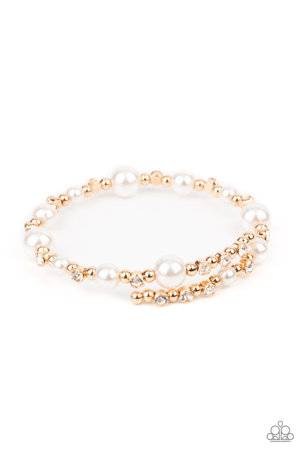 Chicly Celebrity - Gold Coil Bracelet