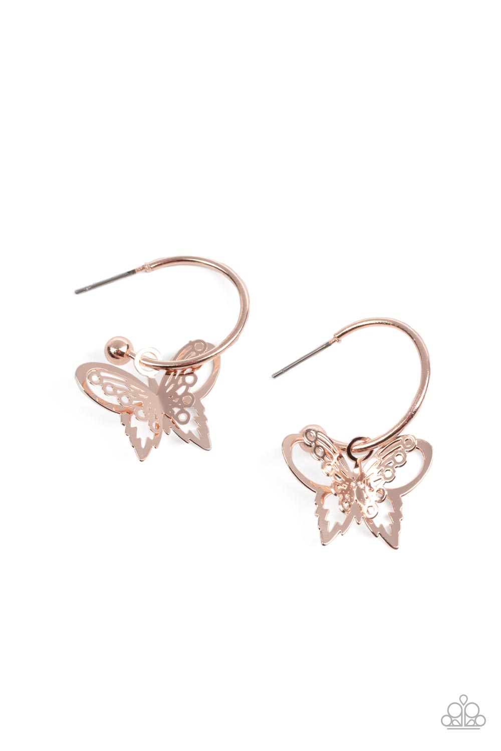 Butterfly Freestyle - Rose Gold Earring