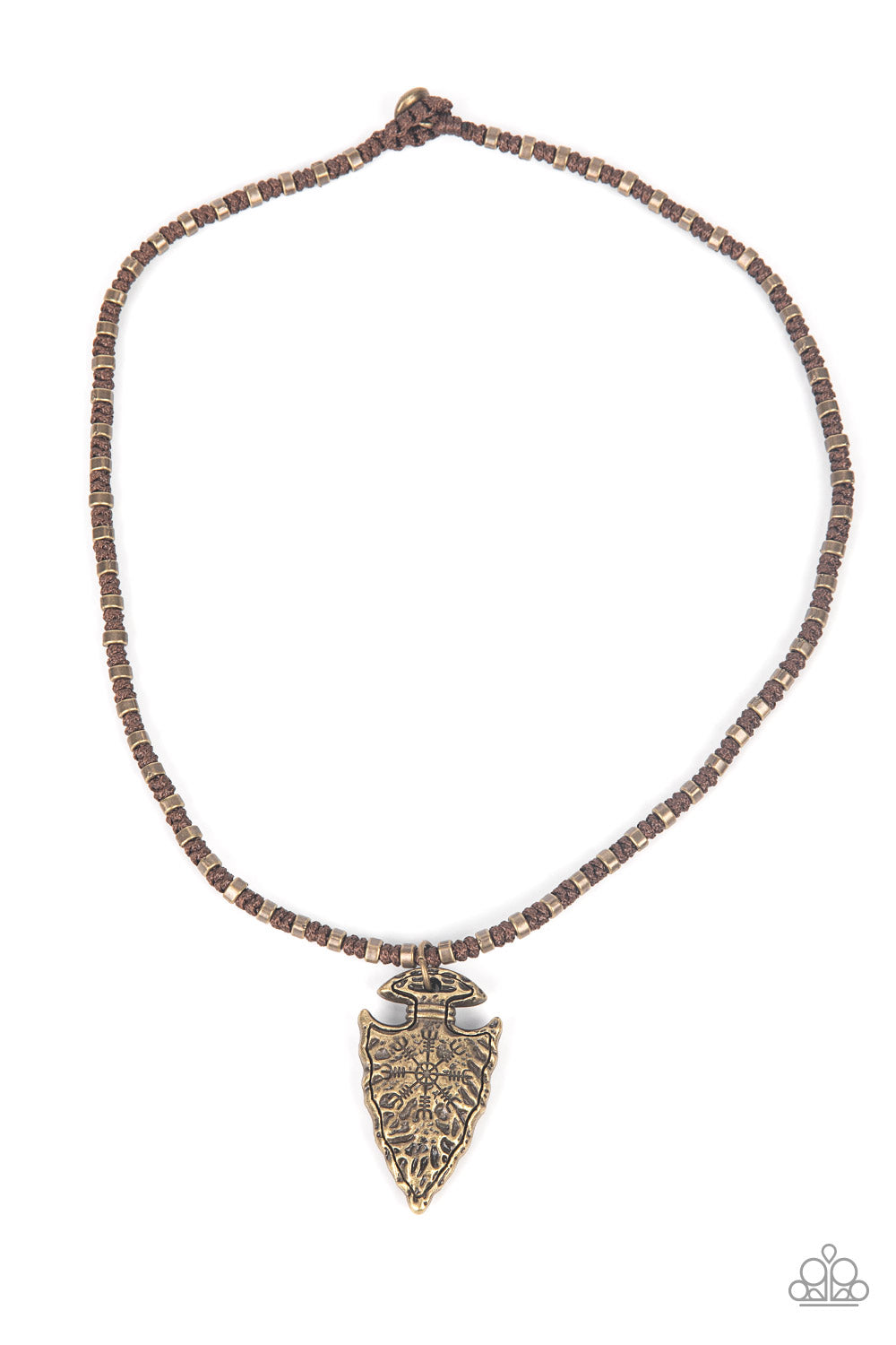 Get Your ARROWHEAD in the Game - Brass Urban Necklace