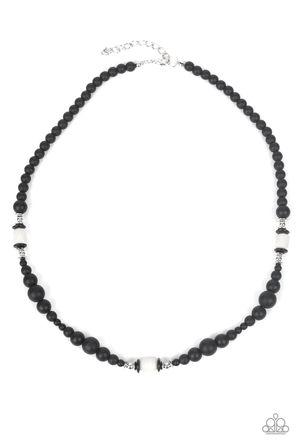 Stone Synchrony - White Urban Necklace