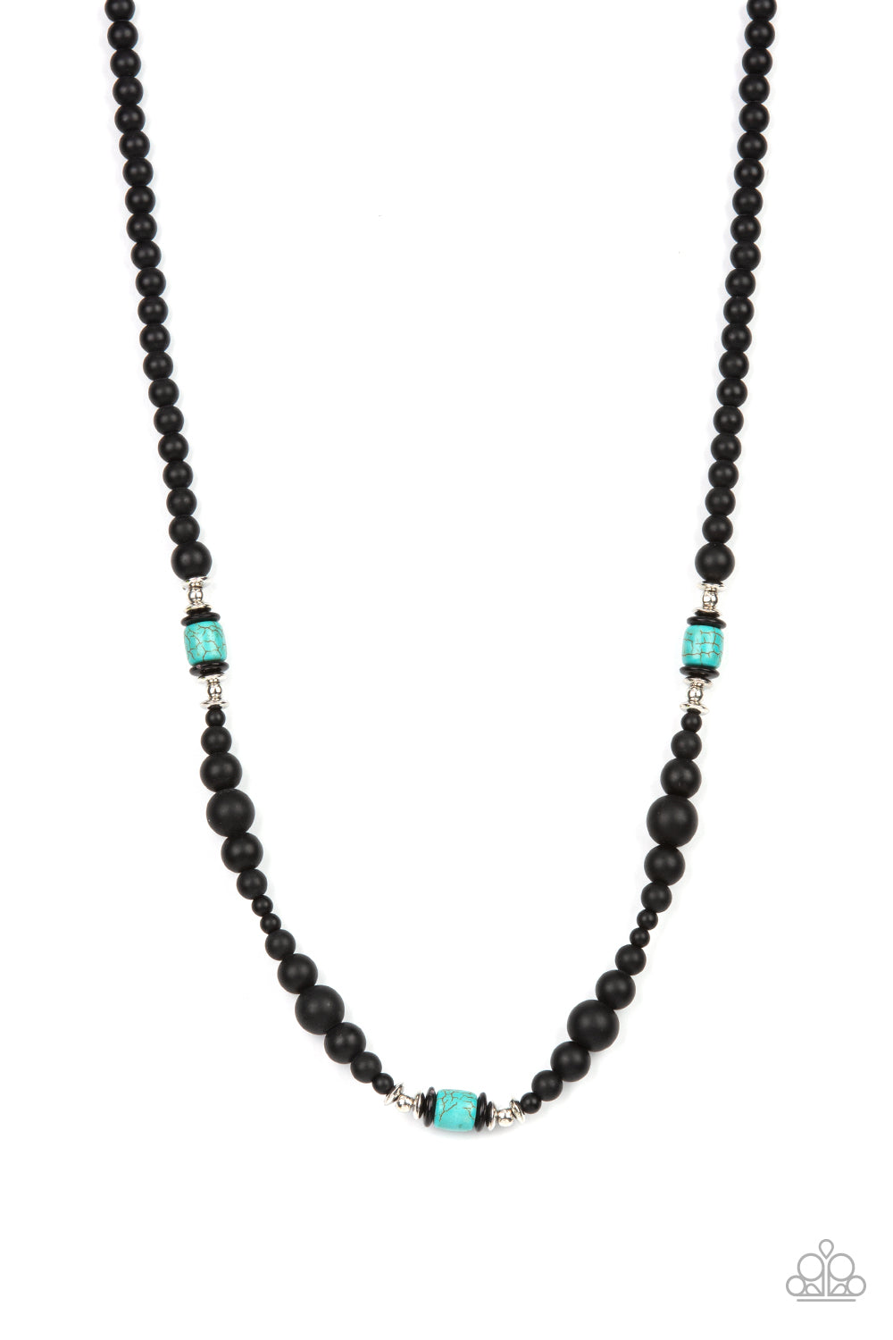 Stone Synchrony - Blue Urban Necklace
