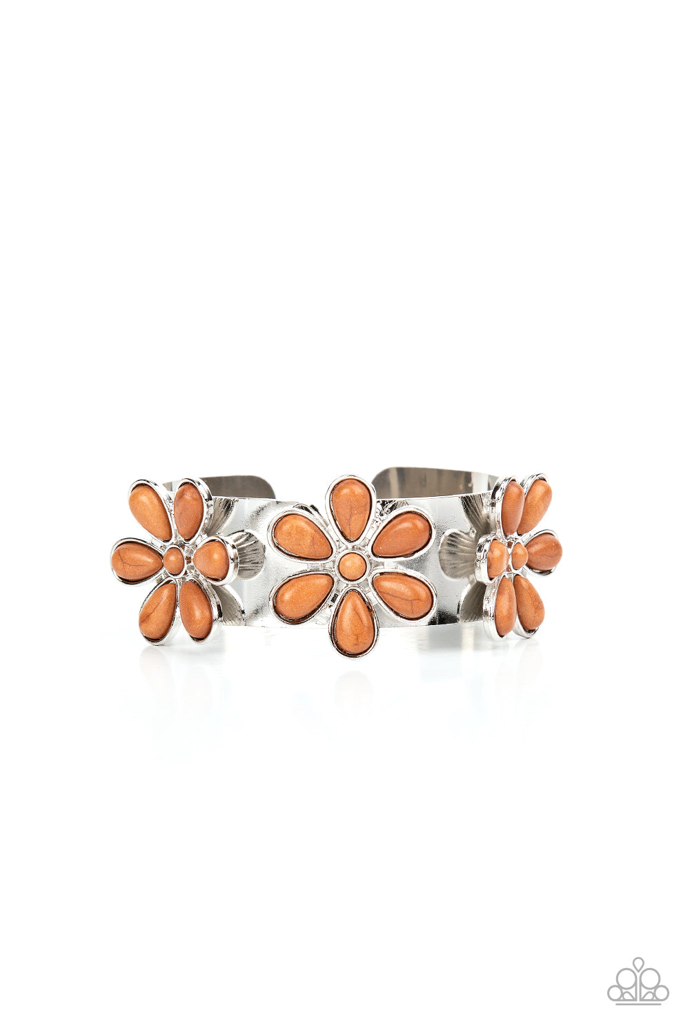Desert Flower Patch - Brown Bracelet