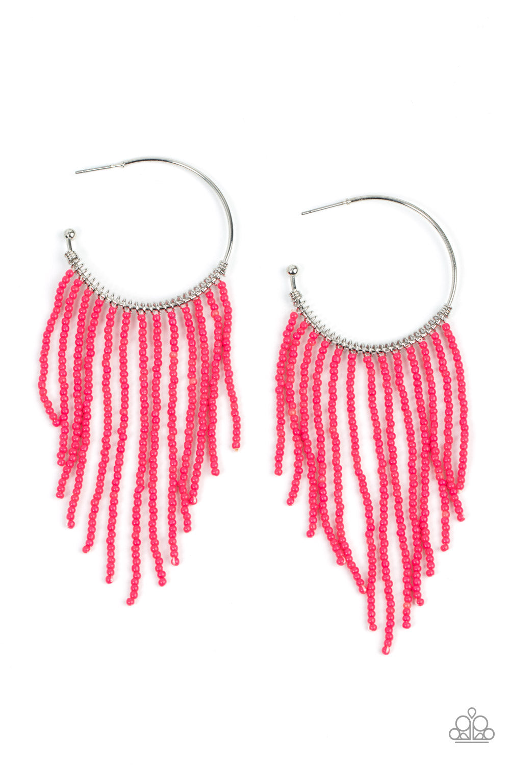 Saguaro Breeze - Pink Seed Bead Earring