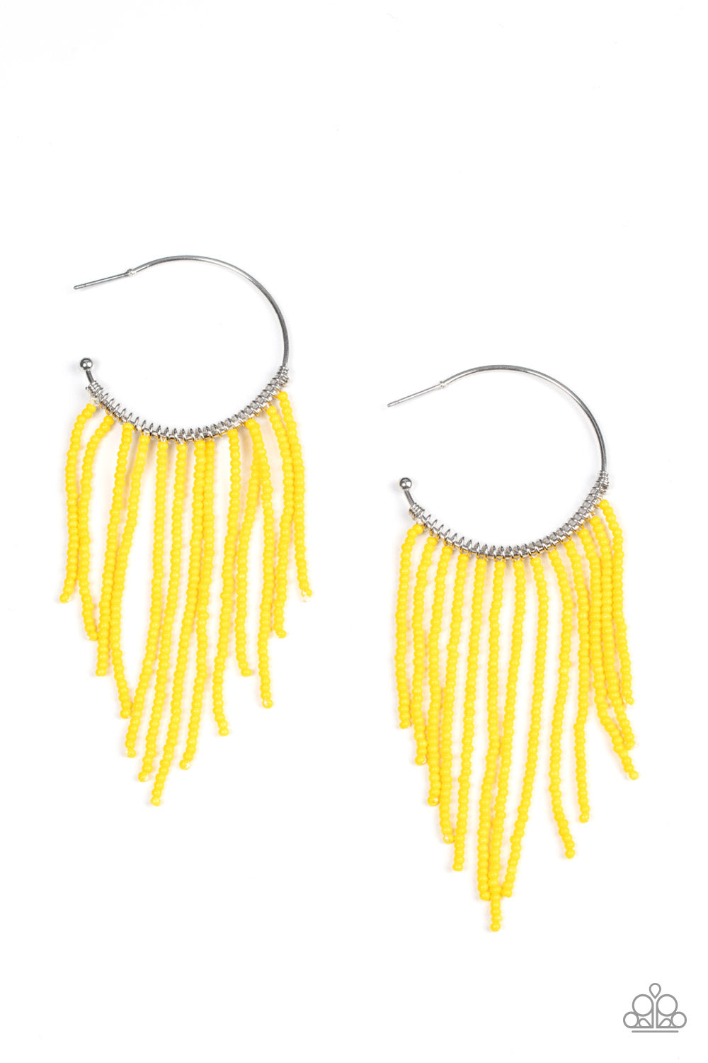 Saguaro Breeze - Yellow Seed Bead Earring