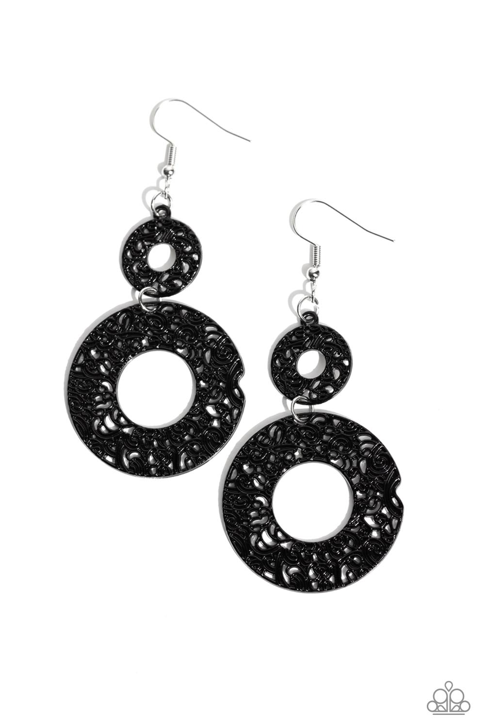 Cabo Courtyard - Black Earring