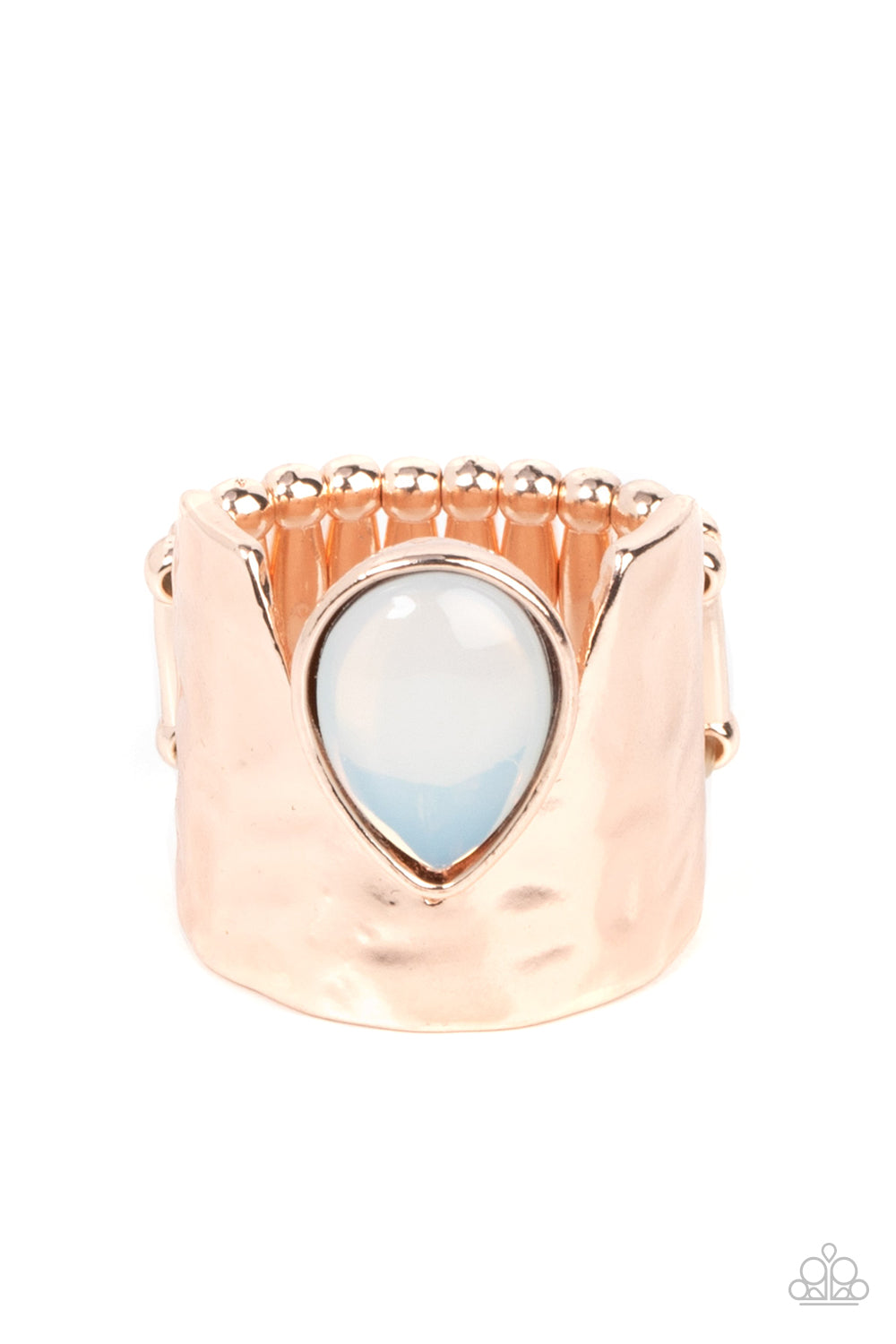 Optimistically Oracle - Rose Gold Ring 0094