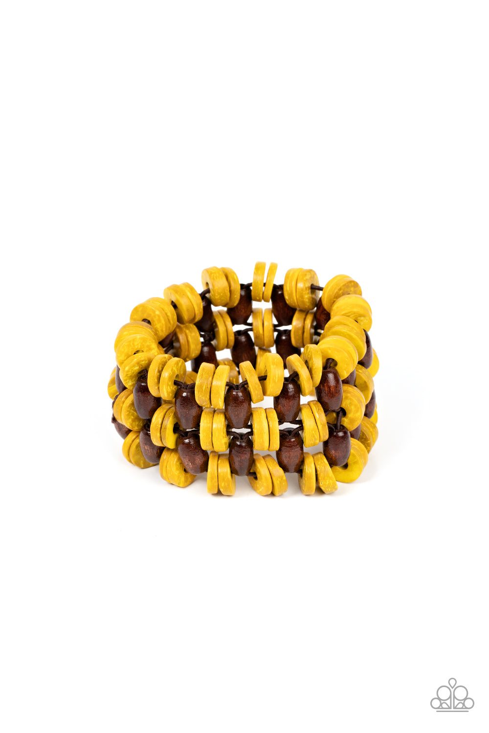 Galapagos Go-Getter - Yellow Wood Bracelet