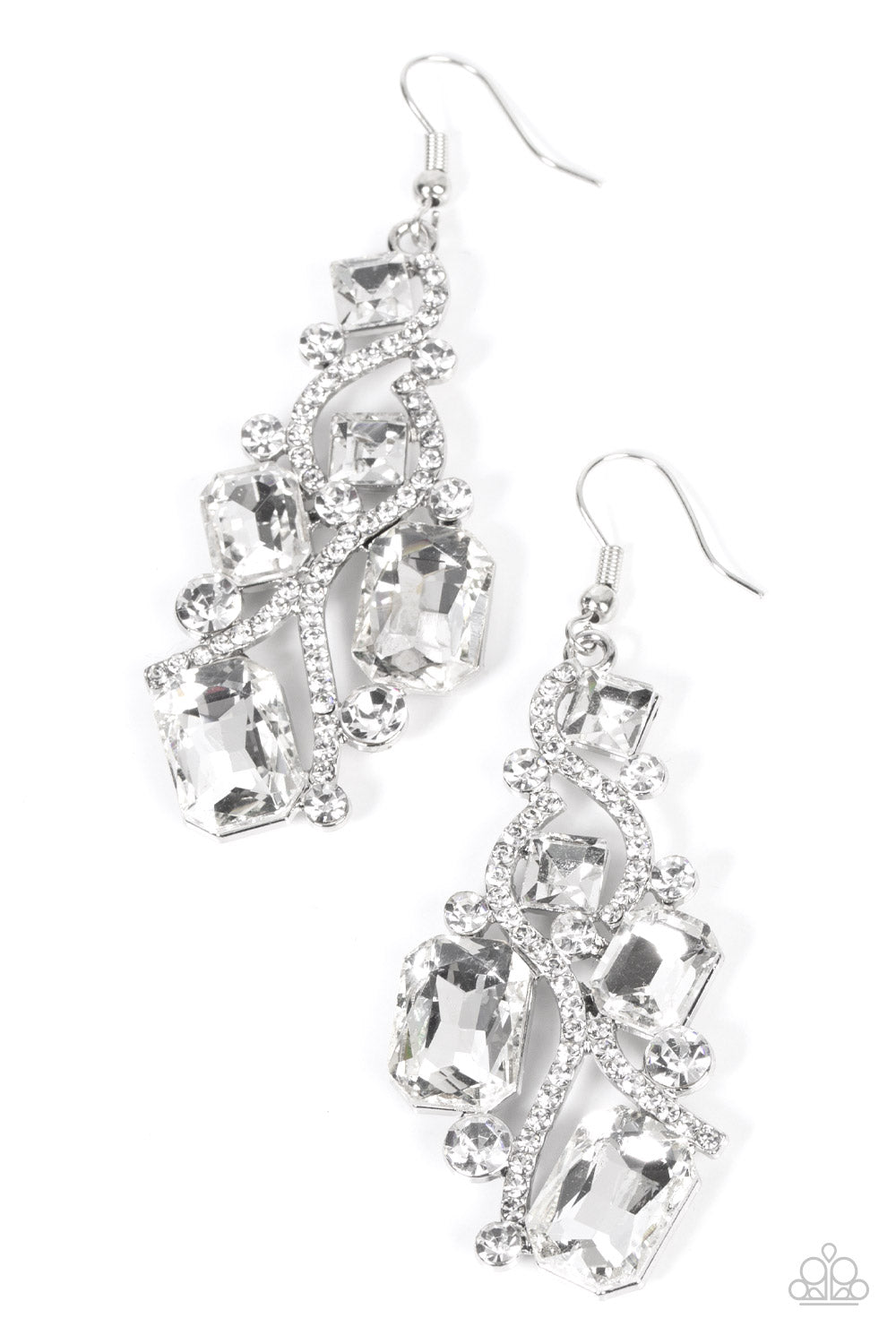 Interstellar Illumination - White Earring