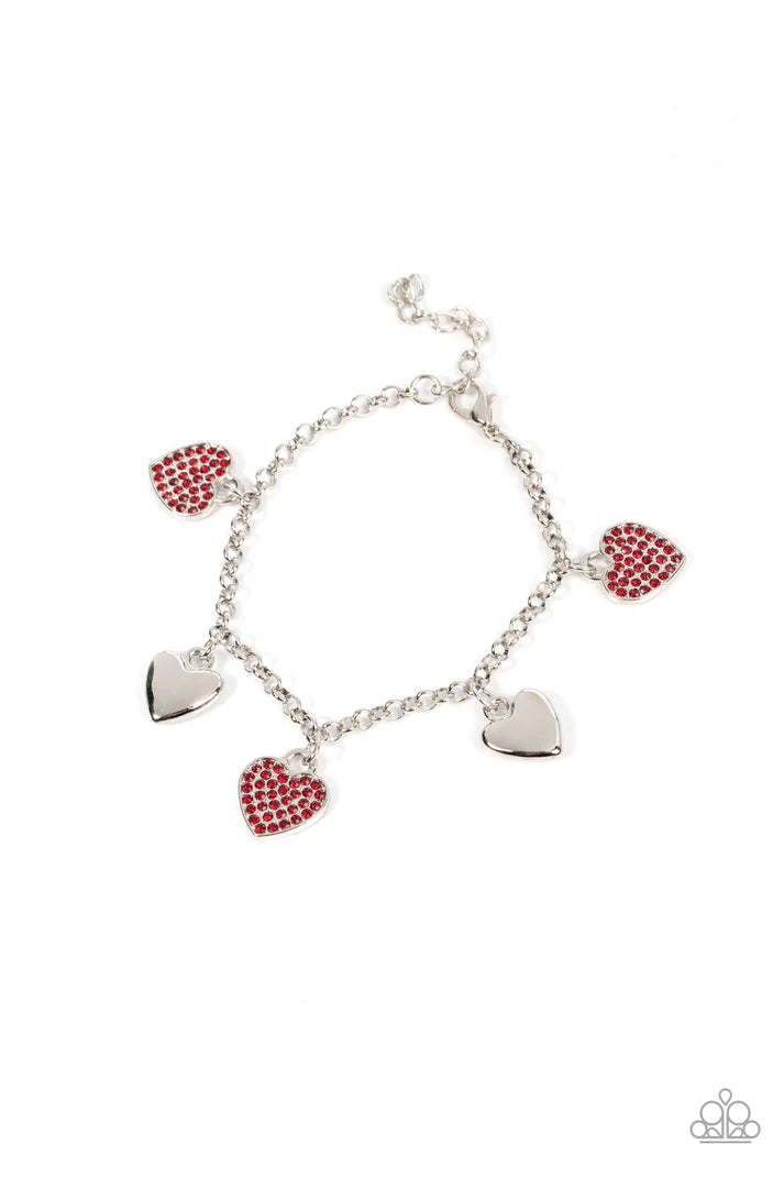 Lusty Lockets - Red Bracelet