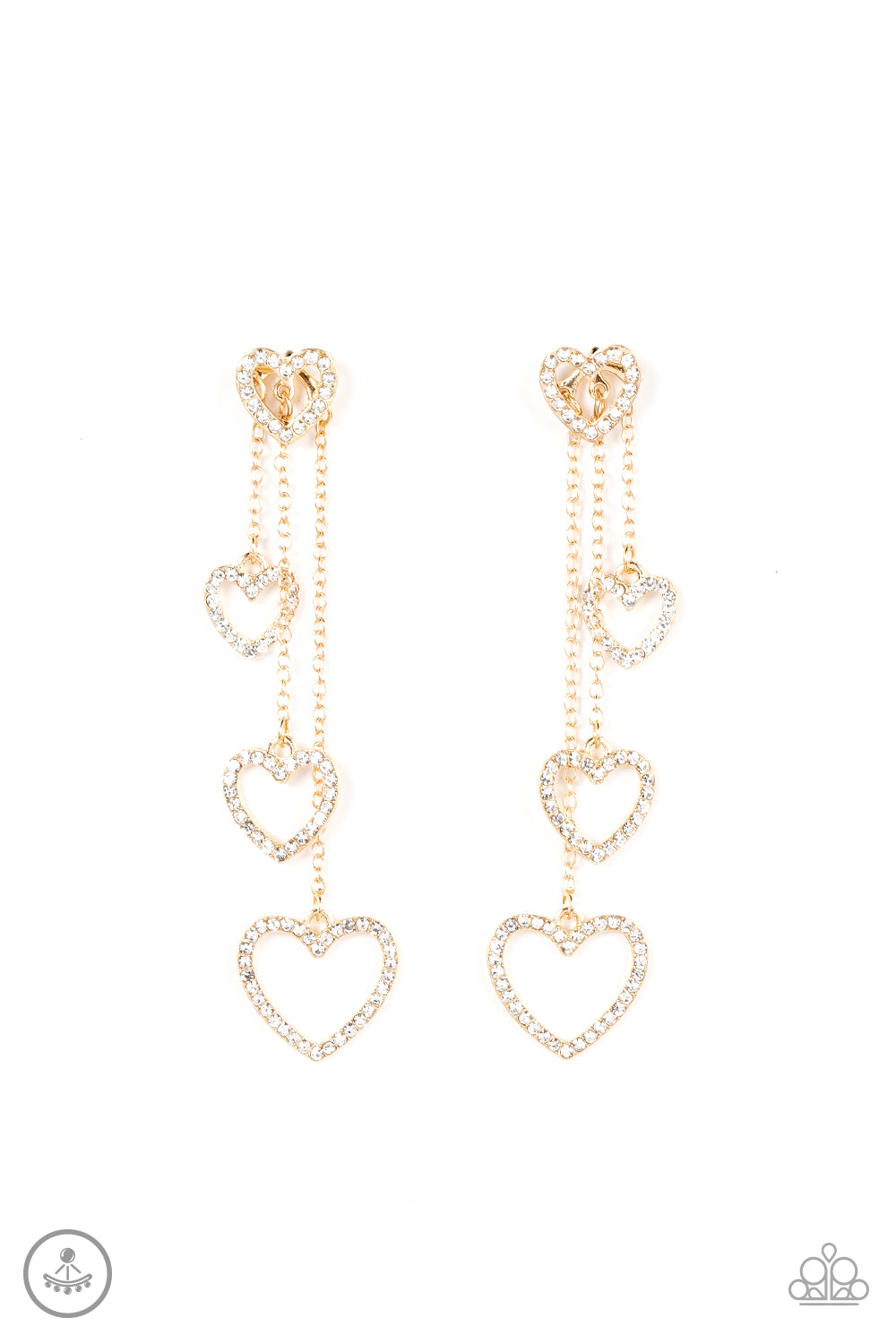 Falling In Love - Gold Earring