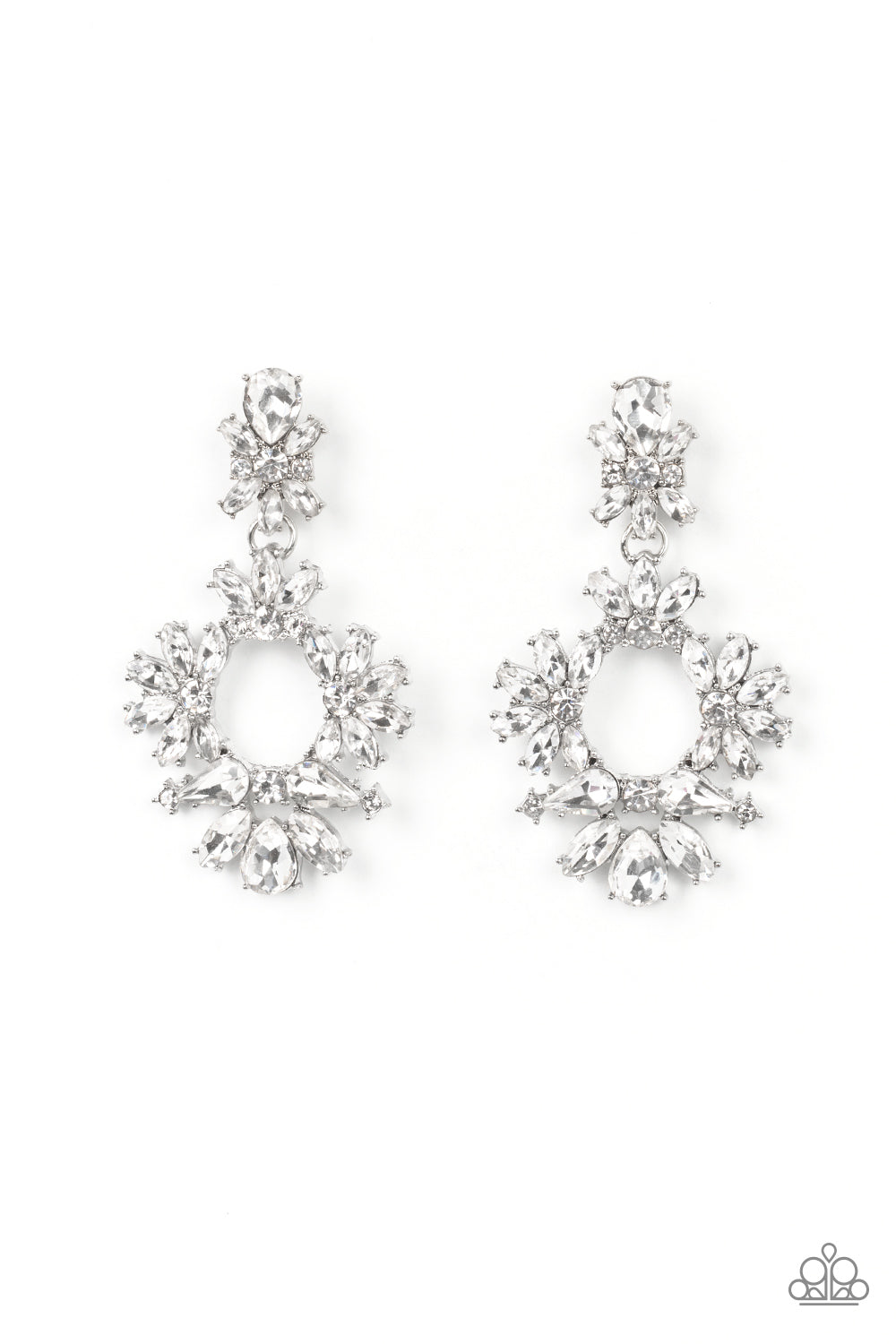 Leave them Speechless - White Earring (LOP)