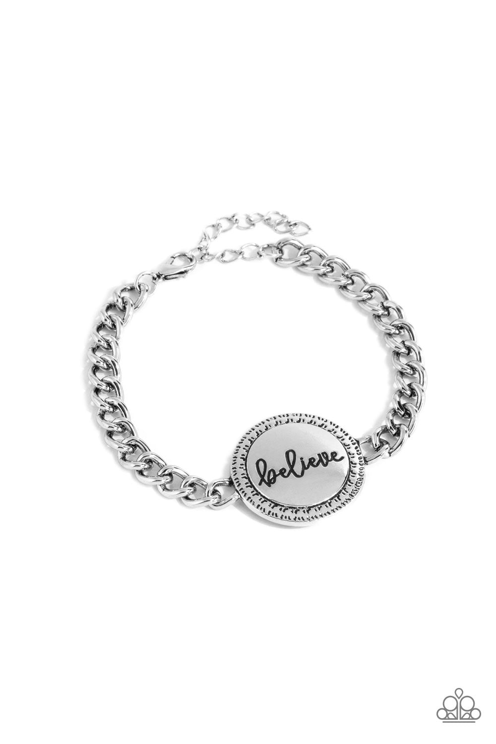 Hope and Faith - Silver Bracelet (Inspirational)