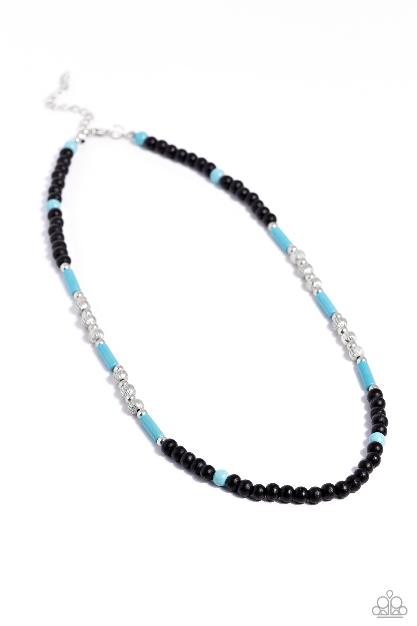 Volcanic Valiance - Blue Urban Necklace