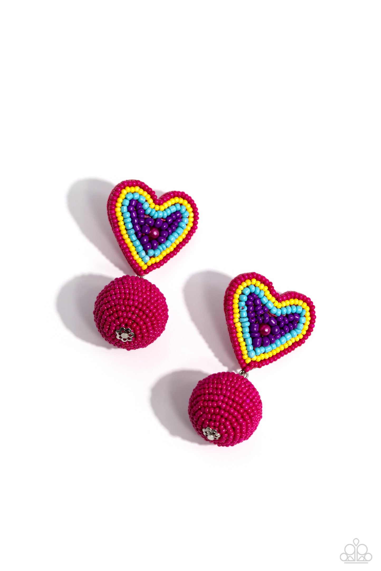 Spherical Sweethearts - Multi Seed Bead Earring