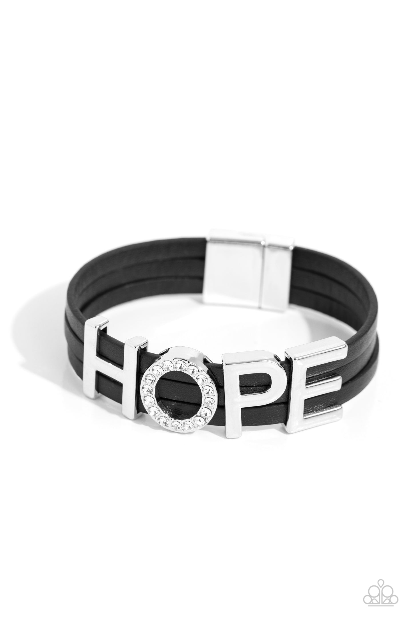 Hopeful Haute - Black Urban Bracelet