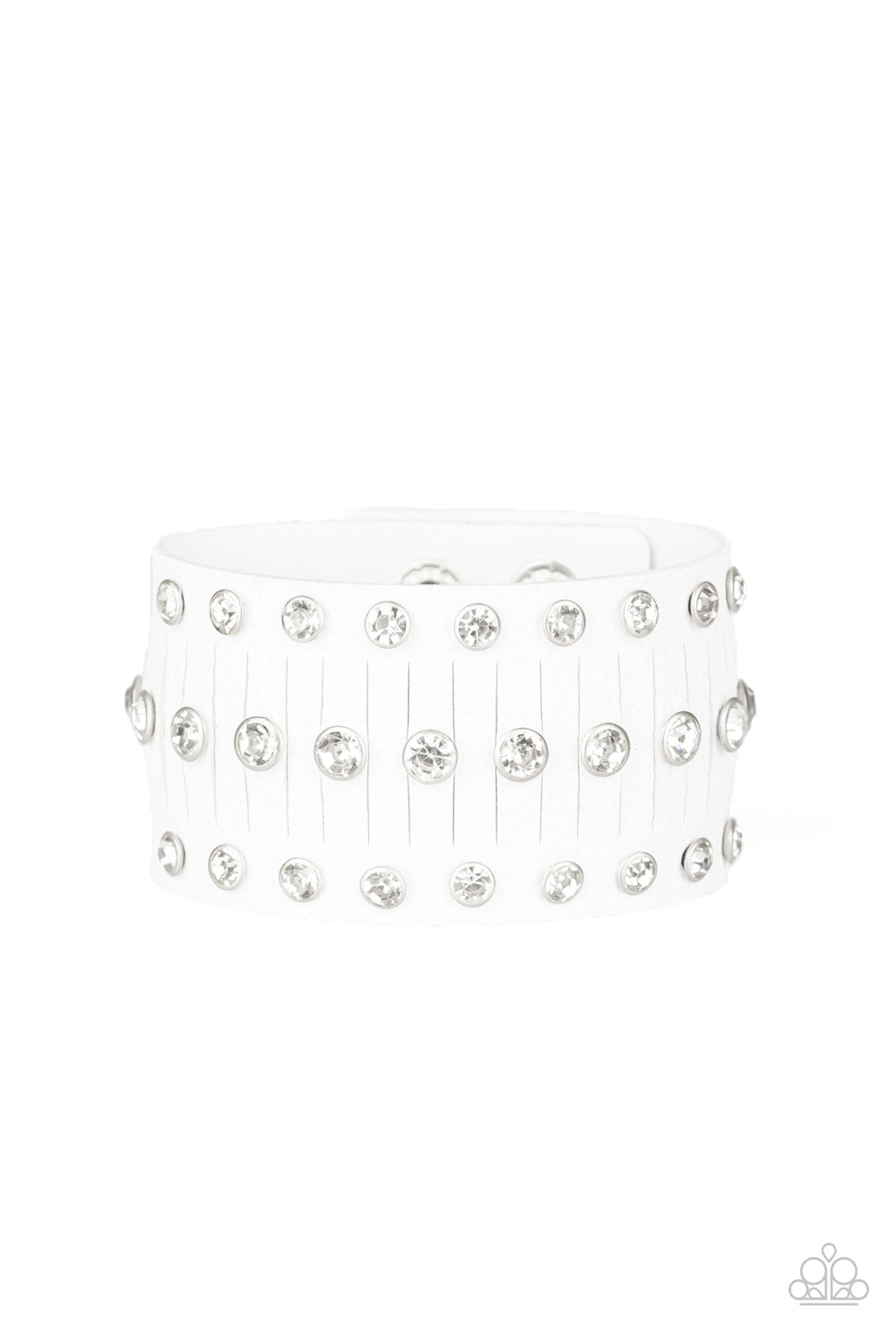 Now Taking The Stage - White Urban Bracelet
