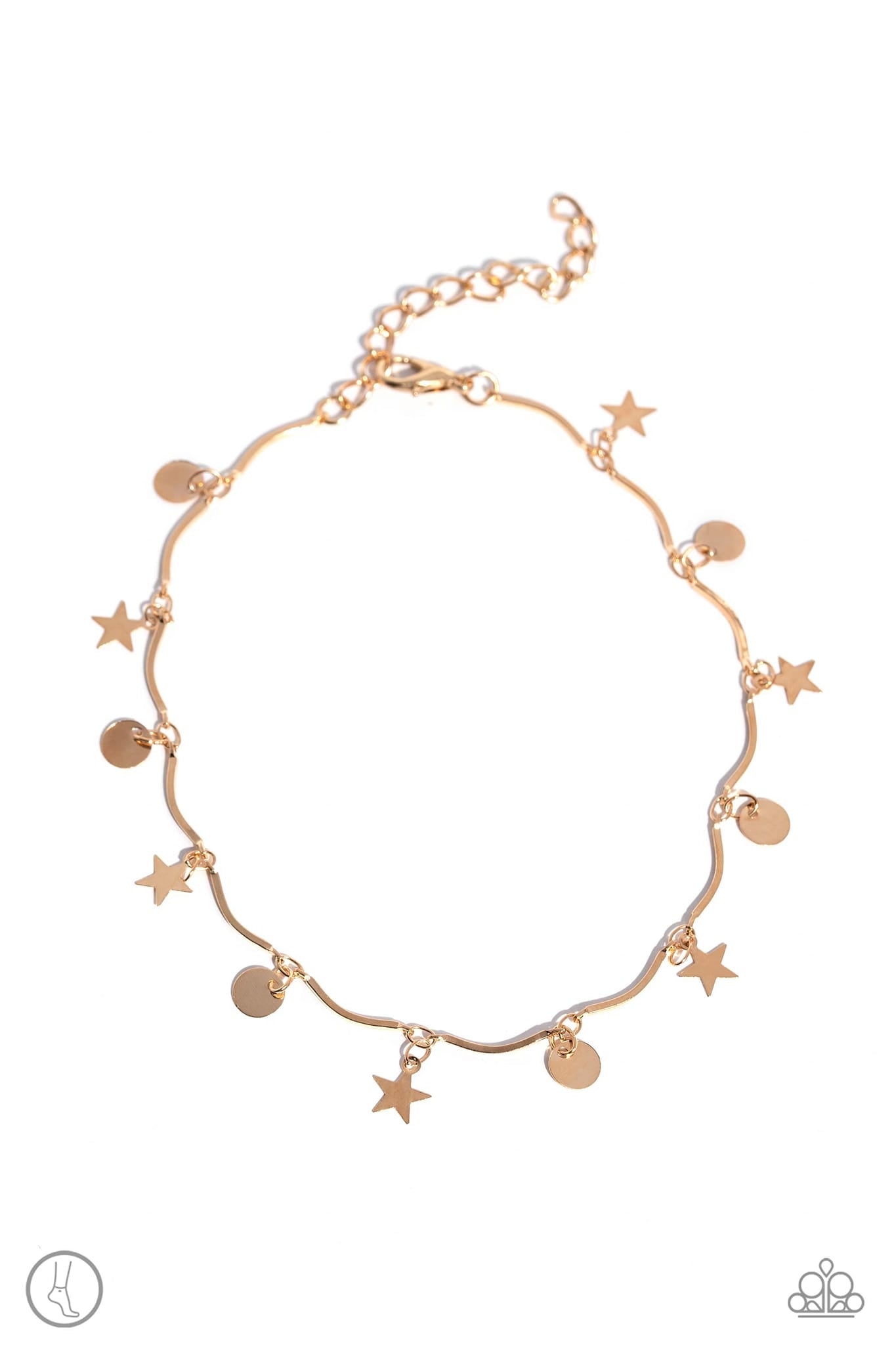 BEACH You To It - Gold Anklet