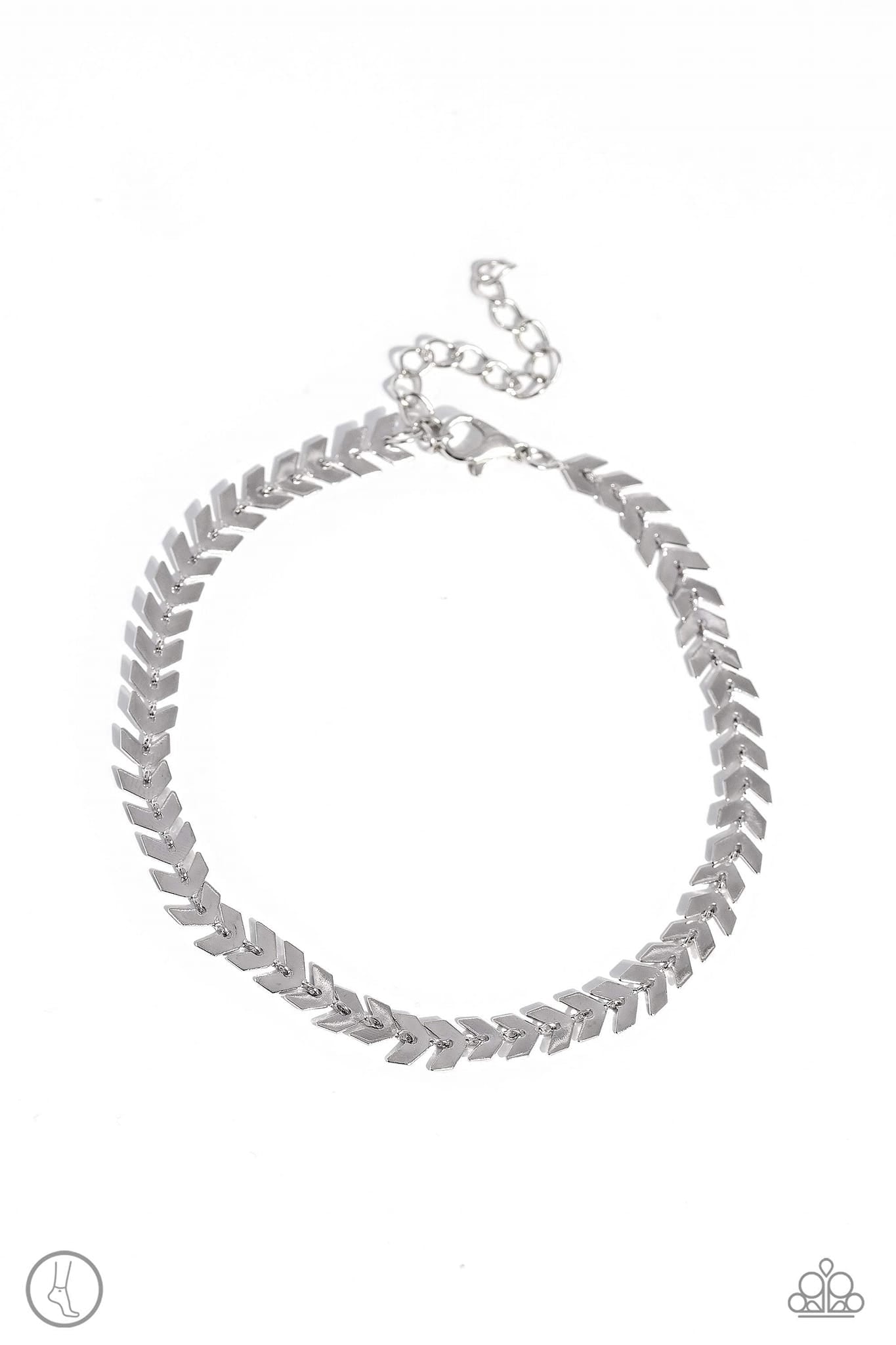 Point in Time - Silver Anklet