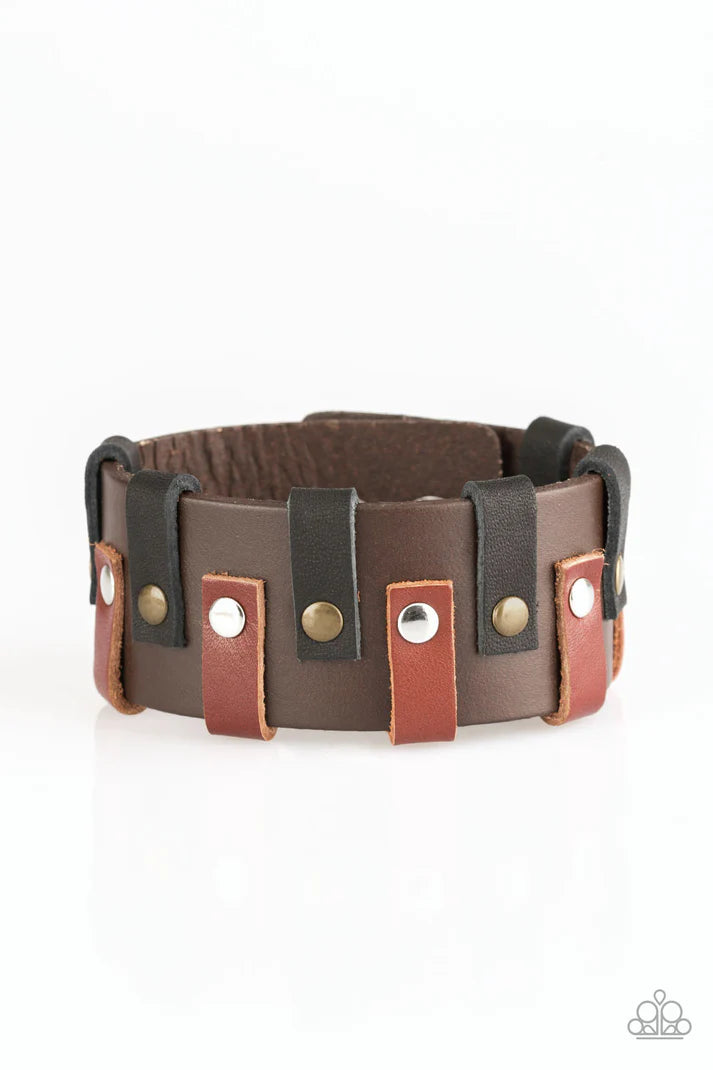 Modern Musketeer - Brown Urban Bracelet