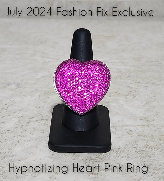 Hypnotizing Heart - Pink Ring