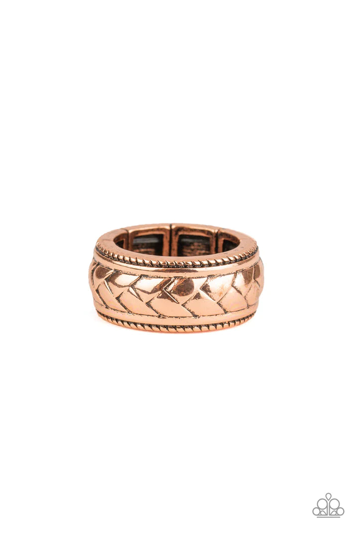 Field Artillery - Copper Mens Ring