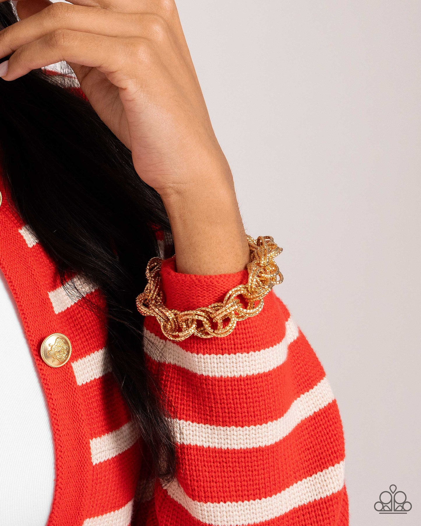 Urban Acoustics - Gold Necklace & Bracelet Set