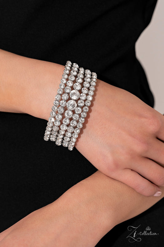 More than a Moment - White Zi Bracelet