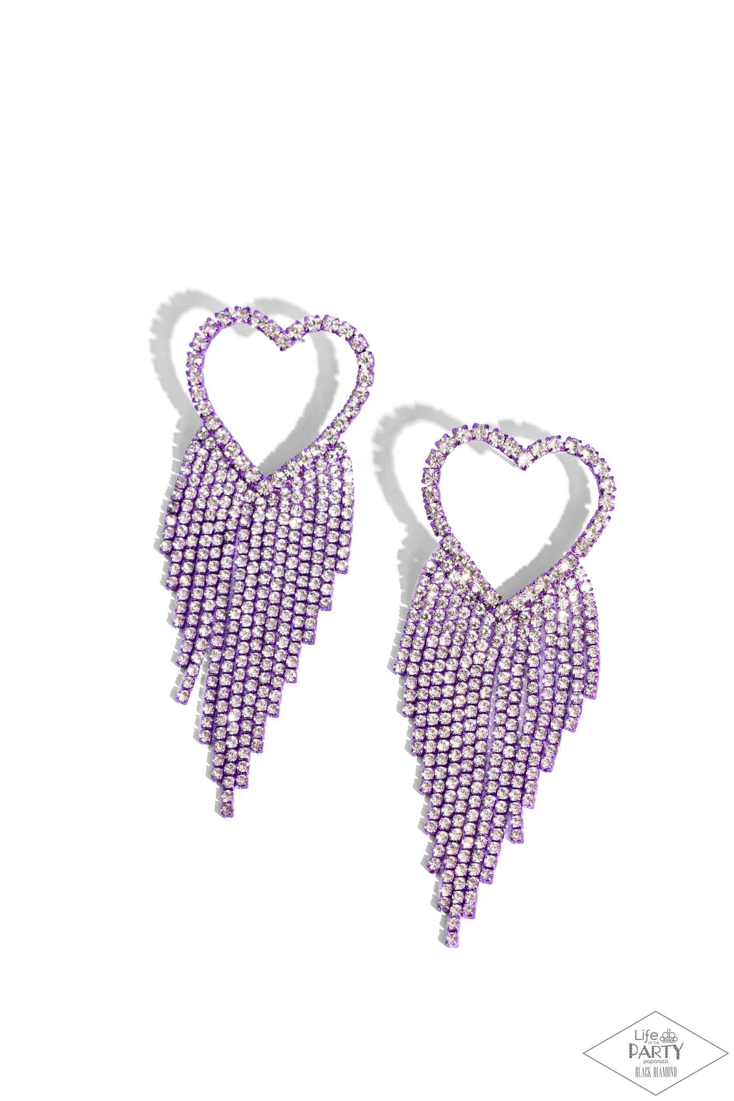 Sumptuous Sweethearts - Purple Earring