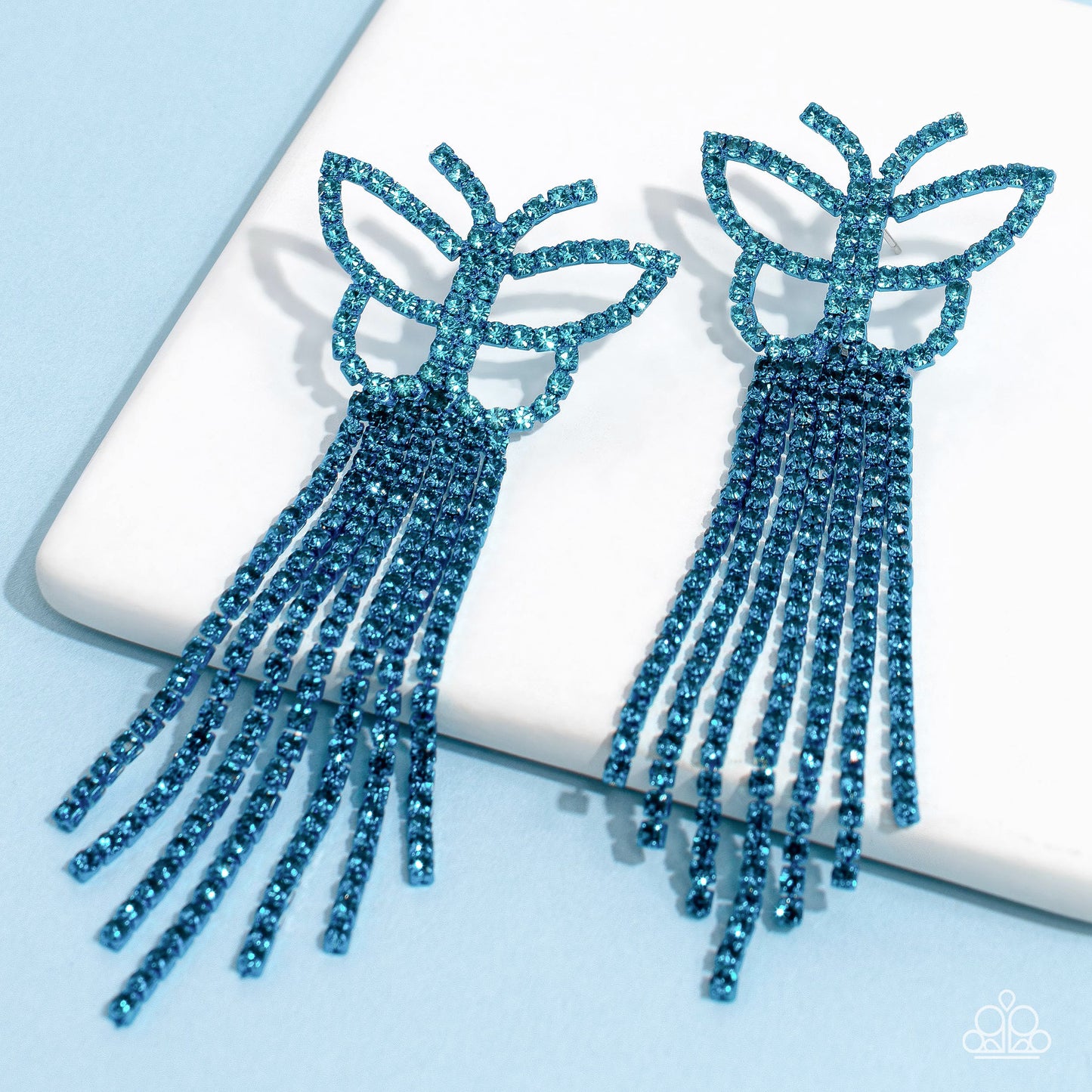 Billowing Butterflies - Blue Earring