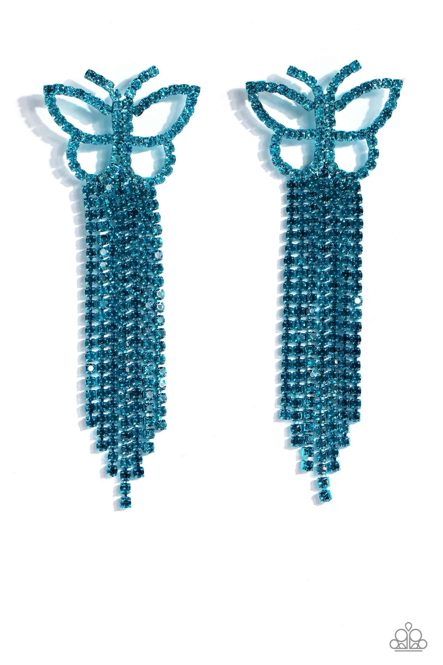 Billowing Butterflies - Blue Earring