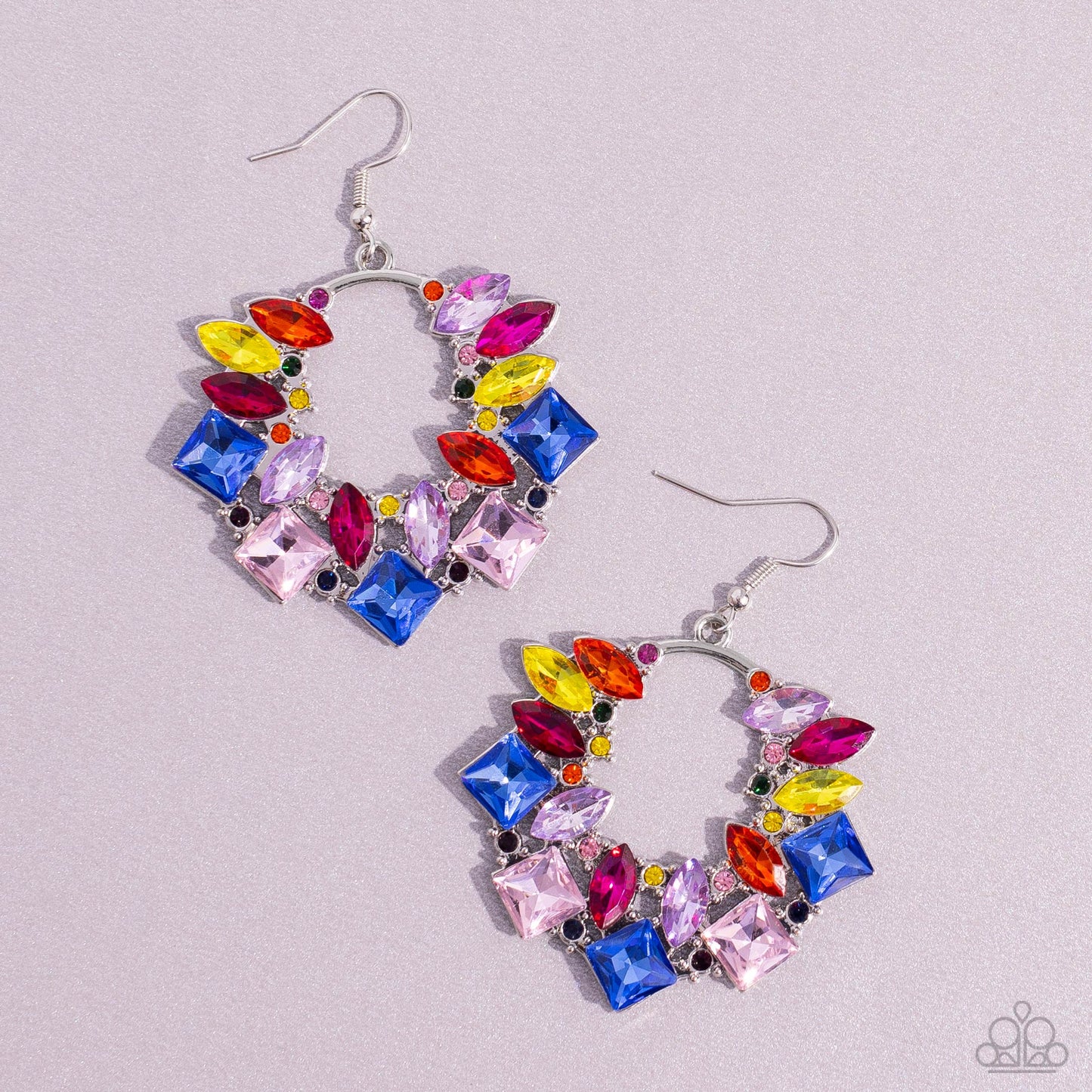 Wreathed in Watercolors - Multi Earring (LOP)