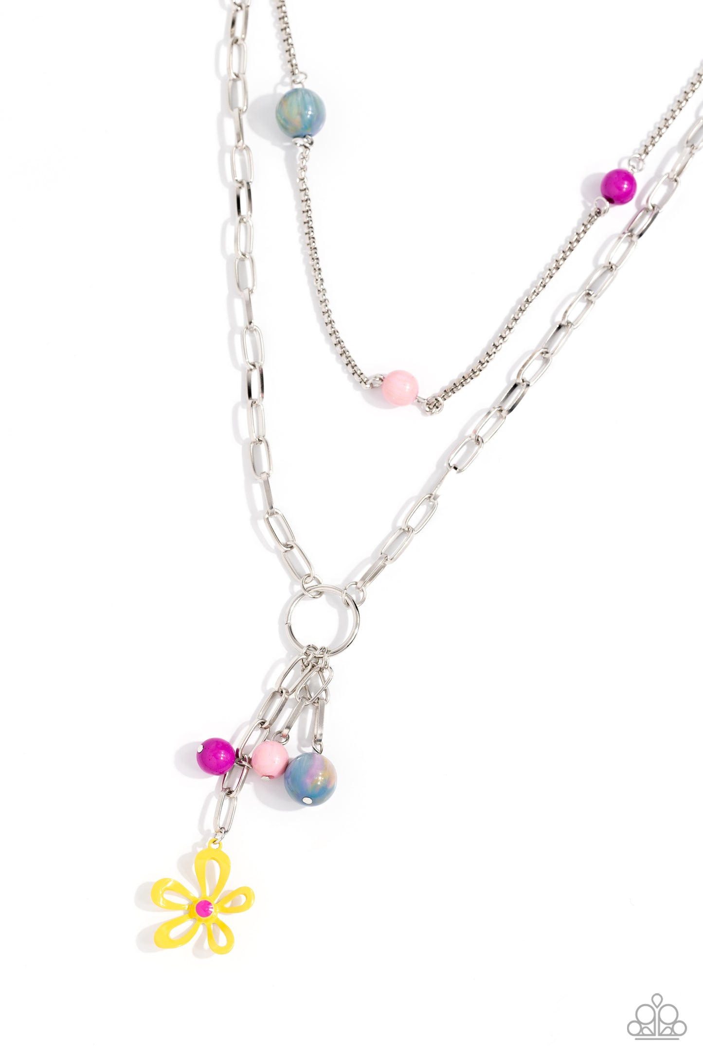 Seize the Swirls - Yellow Necklace